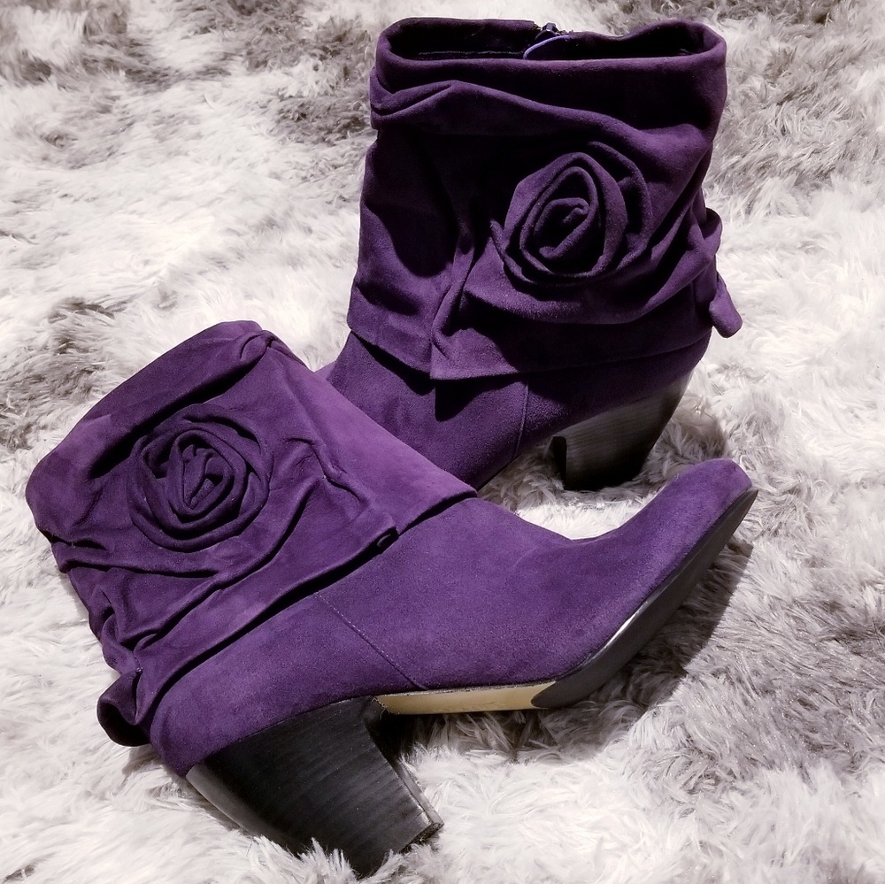 Jildor purple booties